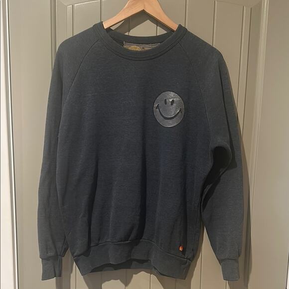 Aviator Nation Sweaters - AVIATOR NATION Smiley Crewneck M